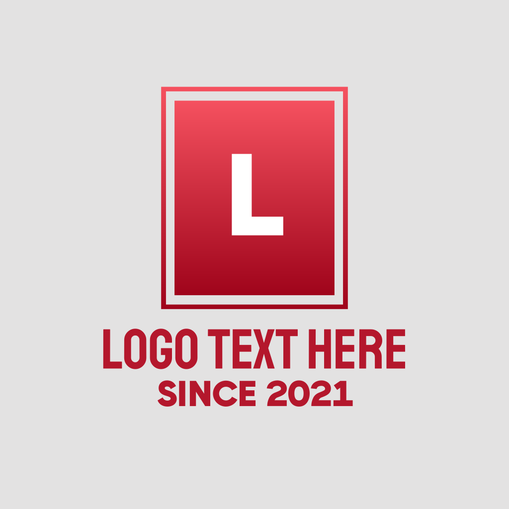 Red Box Lettermark Logo | BrandCrowd Logo Maker