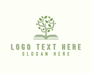 Nature Tree Book  Logo