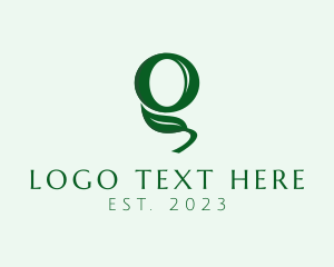 Botanical - Farming Agriculture Letter O logo design