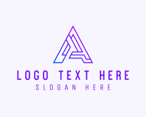 Cyber - Cyber Tech Letter A logo design