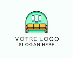 Home Decoration - Living Room Furniture logo design