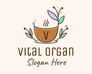 Nature Organic Cup logo design