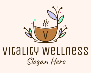 Healthy Lifestyle - Nature Organic Cup logo design