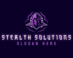 Stealth - Gaming Hunter Ninja logo design