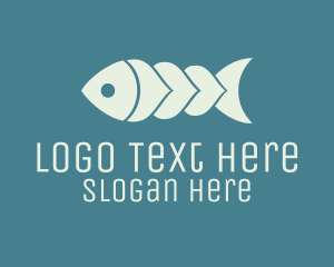 Seafood - Blue Fish Fishing logo design