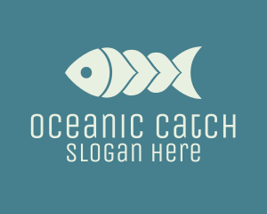 Fish - Blue Fish Fishing logo design