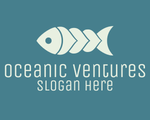 Blue Fish Fishing logo design