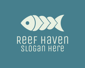 Reef - Blue Fish Fishing logo design