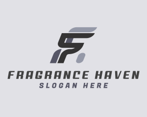 Racing Mechanic Letter F logo design