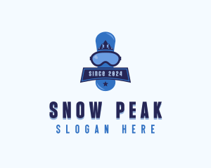 Skiing - Sports Ski Goggles logo design