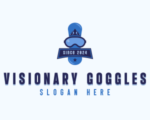 Goggles - Sports Ski Goggles logo design