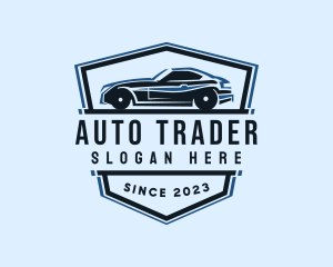 Dealer - Racing Car Badge logo design