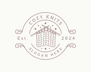 Wool Knitting Crochet logo design