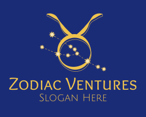 Zodiac - Taurus Zodiac Constellation logo design