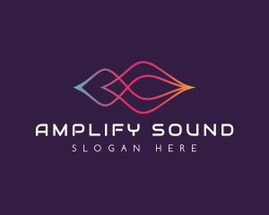 Sound Wave Techno logo design