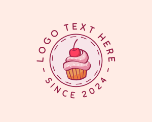 Shop - Sweet Cherry Cupcake logo design