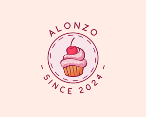 Sweet Cherry Cupcake logo design