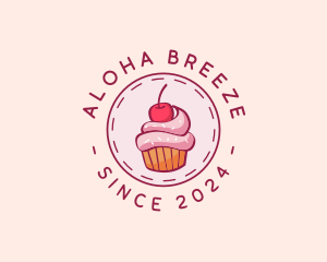 Sweet Cherry Cupcake logo design