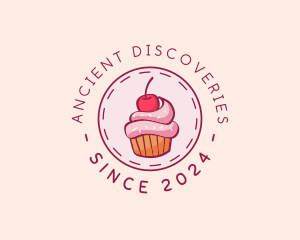 Sweet Cherry Cupcake logo design