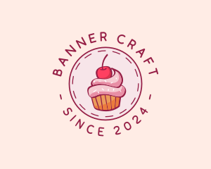 Sweet Cherry Cupcake logo design