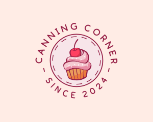 Sweet Cherry Cupcake logo design