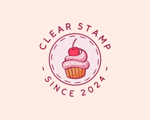 Sweet Cherry Cupcake logo design