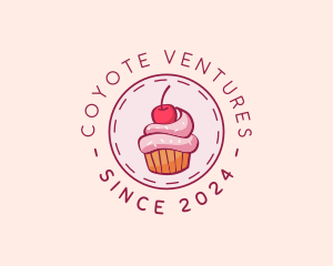 Sweet Cherry Cupcake logo design