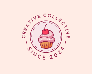 Sweet Cherry Cupcake logo design