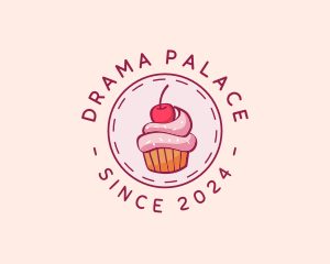 Sweet Cherry Cupcake logo design