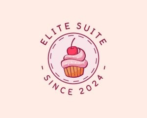 Sweet Cherry Cupcake logo design