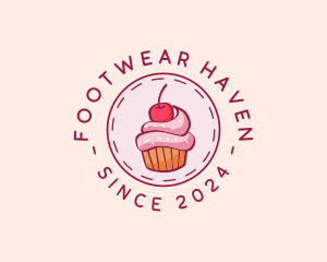 Sweet Cherry Cupcake logo design