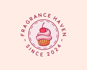 Sweet Cherry Cupcake logo design