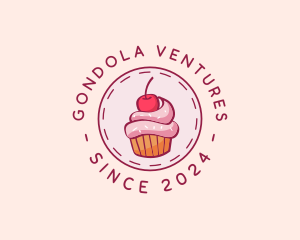 Sweet Cherry Cupcake logo design