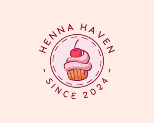 Sweet Cherry Cupcake logo design