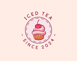 Sweet Cherry Cupcake logo design