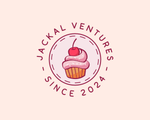 Sweet Cherry Cupcake logo design