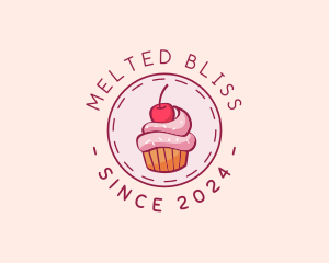 Sweet Cherry Cupcake logo design