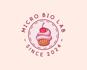 Sweet Cherry Cupcake logo design