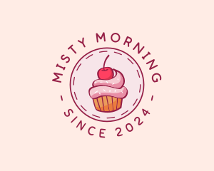 Sweet Cherry Cupcake logo design