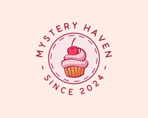 Sweet Cherry Cupcake logo design