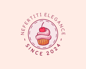 Sweet Cherry Cupcake logo design