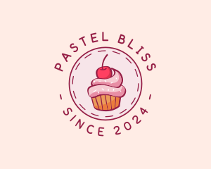 Sweet Cherry Cupcake logo design