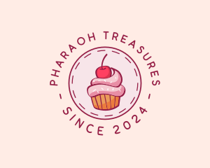 Sweet Cherry Cupcake logo design