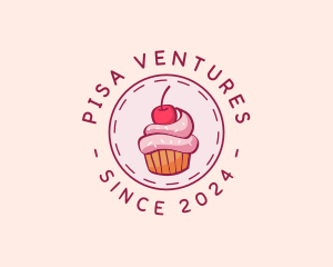 Sweet Cherry Cupcake logo design