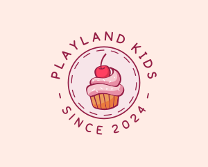 Sweet Cherry Cupcake logo design