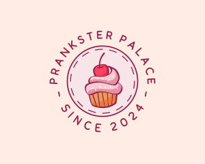 Sweet Cherry Cupcake logo design