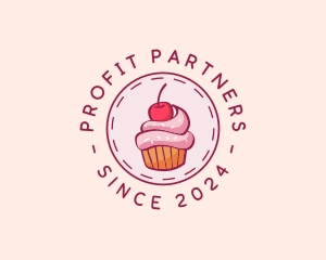 Sweet Cherry Cupcake logo design