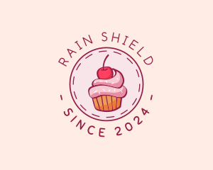 Sweet Cherry Cupcake logo design