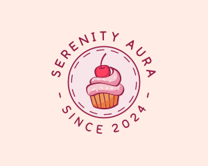 Sweet Cherry Cupcake logo design