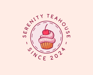 Sweet Cherry Cupcake logo design